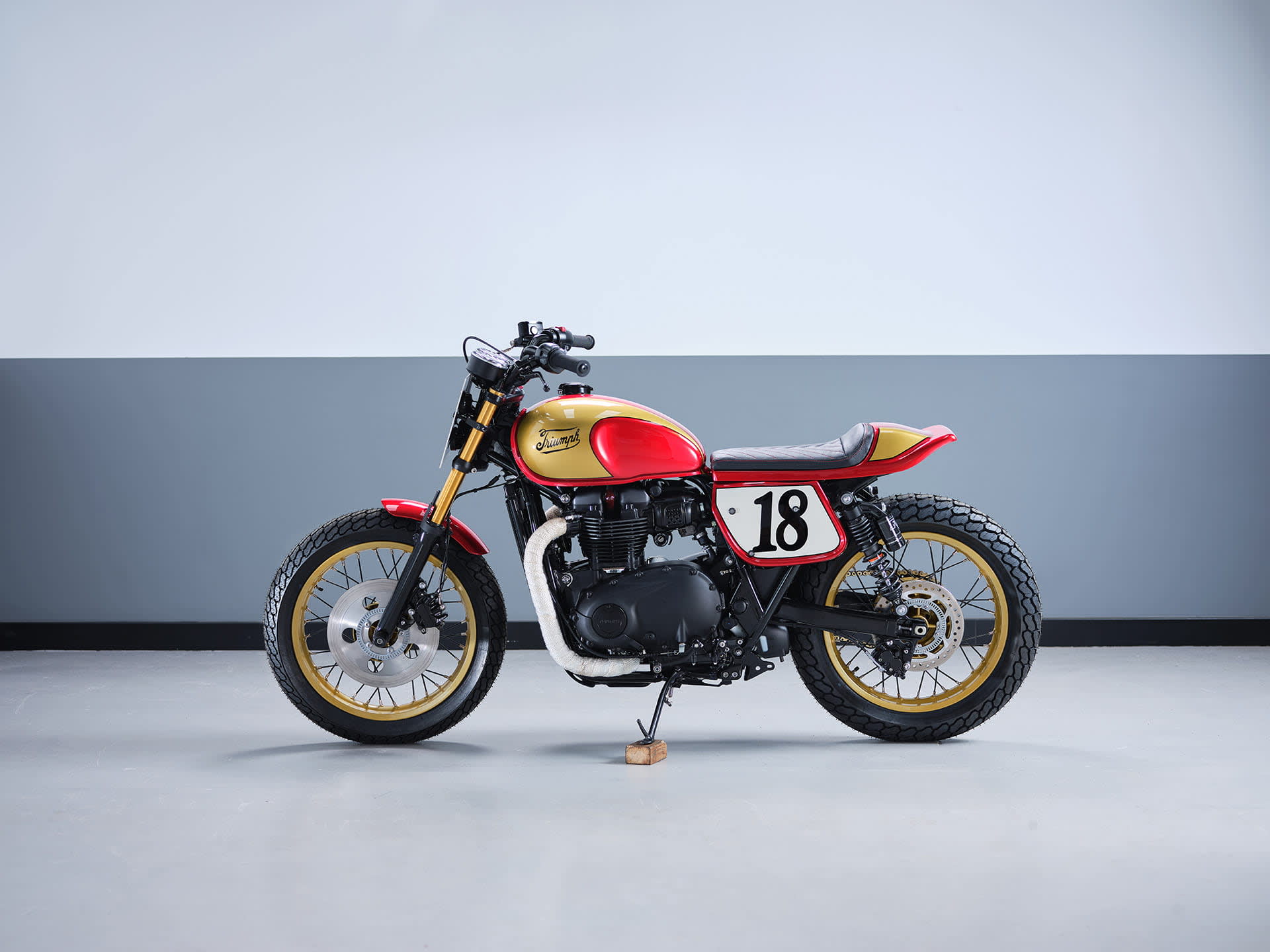 Norfolk Bonneville Build off For the Ride